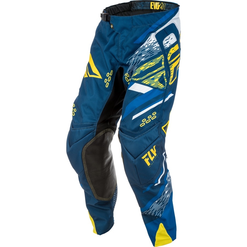 Motocross-Hose FLY Racing EVO 2018 - USA blau-gelb-weiß