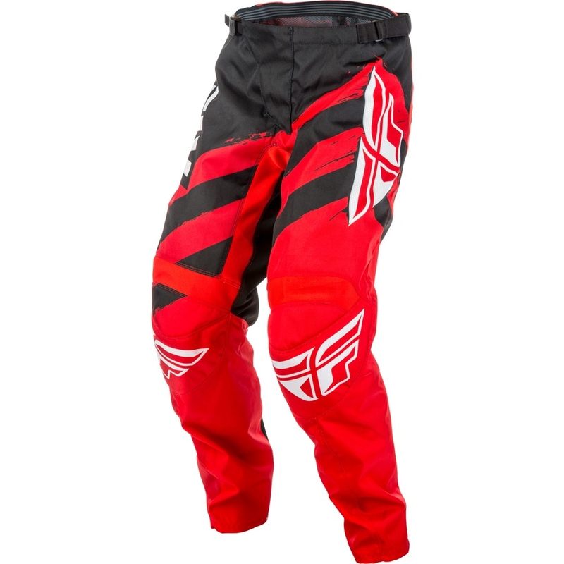 Motocross-Hose FLY Racing F-16 2018 - USA rot und schwarz Ausverkauf
