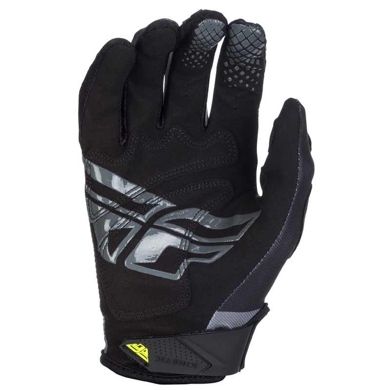 Motocross-Handschuhe FLY Racing Kinetic 2018 - USA schwarz-grau