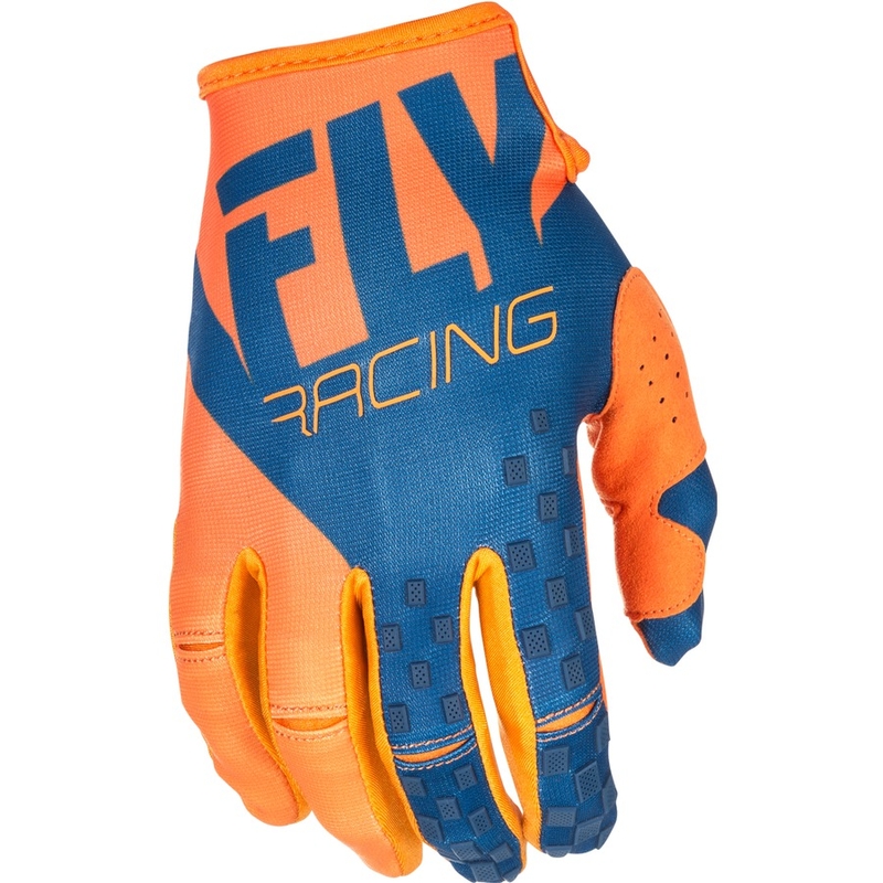 Motocross-Handschuhe FLY Racing Kinetic 2018 - USA orange-blau
