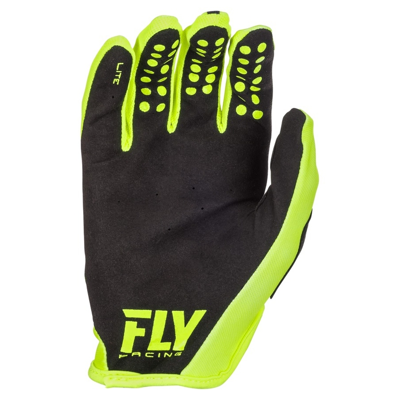 Motocross Handschuhe FLY Racing LITE 2018 - USA schwarz-fluo gelb