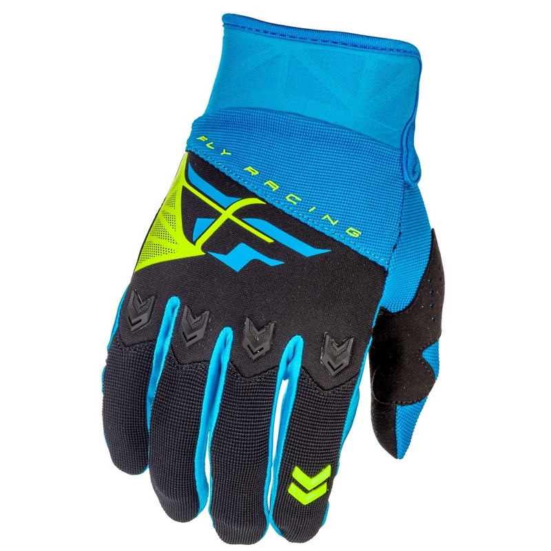 Motocross Handschuhe FLY Racing F-16 2018 - USA blau-schwarz Ausverkauf