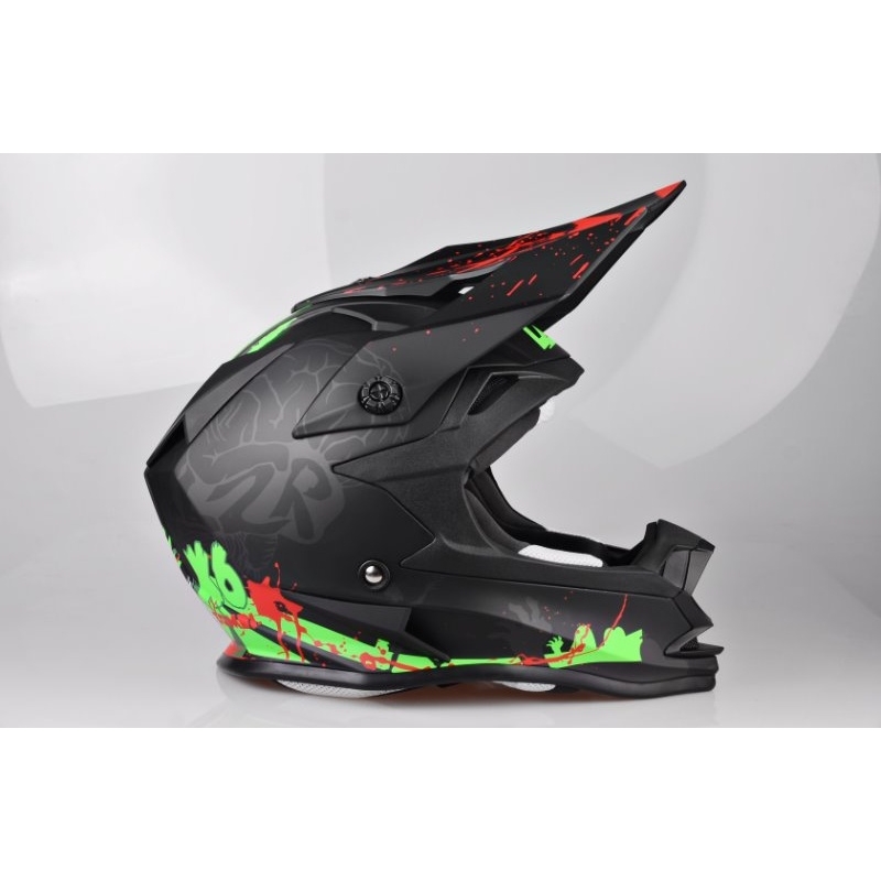 Lazer OR-1 Jr Zombi Kinder Motorradhelm Ausverkauf