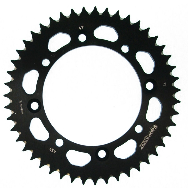 Kettenrad Aluminium SUPERSPROX schwarz 47T, 420