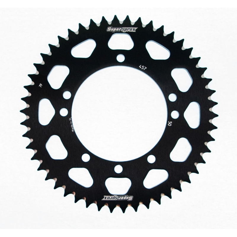 Kettenrad Aluminium SUPERSPROX schwarz 50T, 420
