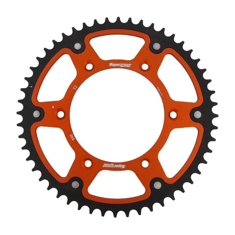 Kettenrad SUPERSPROX STEALTH orange 52T, 520