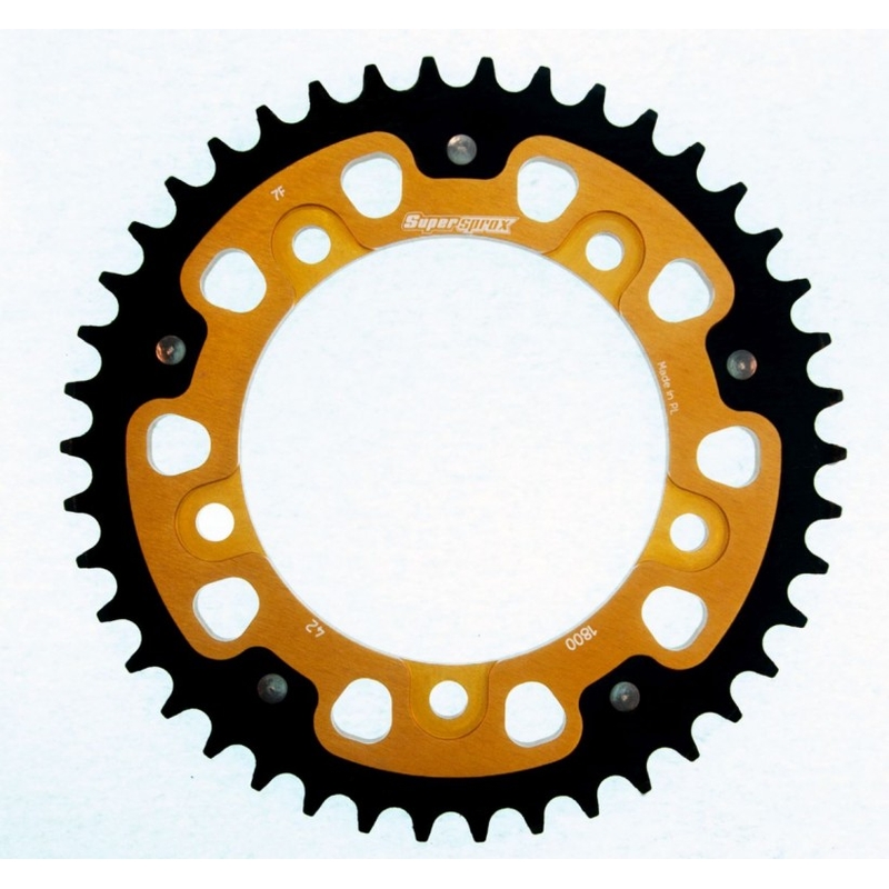 Kettenrad SUPERSPROX STEALTH gold 42T, 530