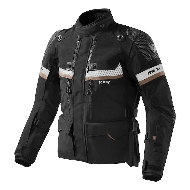 Revit Dominator GTX Schwarz Motorradjacke Ausverkauf