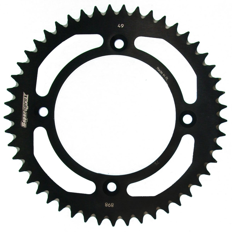 Kettenrad Aluminium SUPERSPROX schwarz 49T, 428