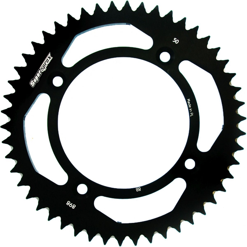 Kettenrad Aluminium SUPERSPROX schwarz 50T, 428