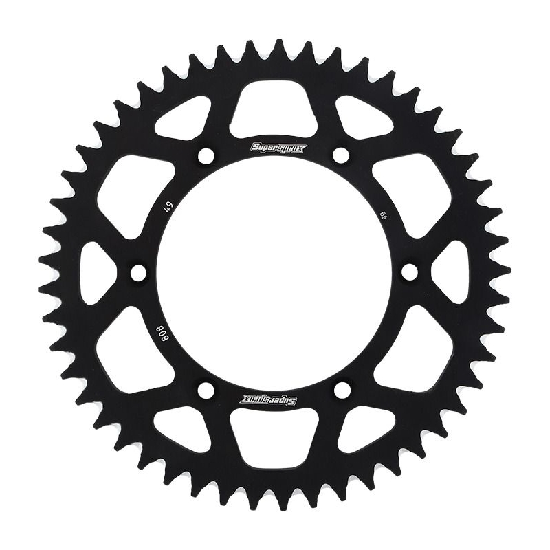 Kettenrad Aluminium SUPERSPROX schwarz 49T, 520