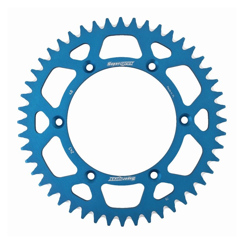 Kettenrad Aluminium SUPERSPROX blau 48T, 520