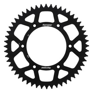 Kettenrad Aluminium SUPERSPROX RAL-990:52-BLK schwarz 52T, 520