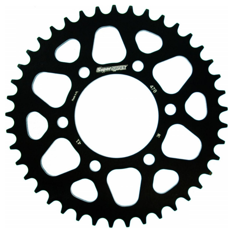 Aluminium-Ketten Rad SUPERSPROX schwarz 41T, 520