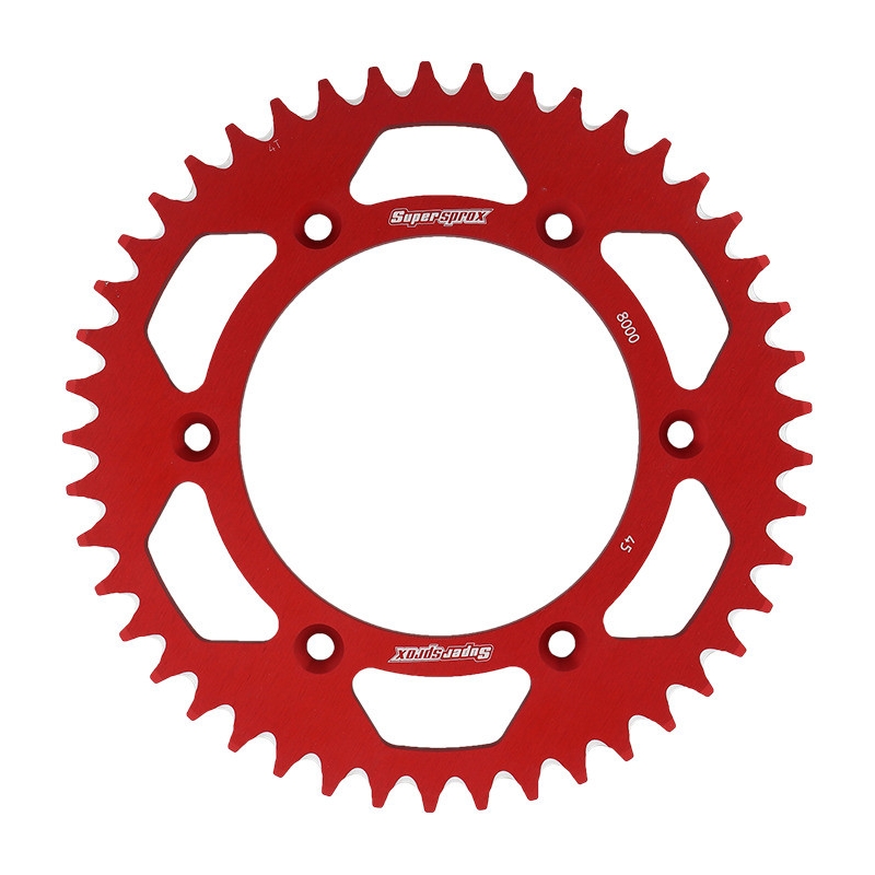 Aluminium-Ketten Rad SUPERSPROX rot 45T, 520