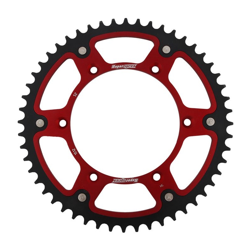 Kettenrad SUPERSPROX STEALTH rot 52T, 520