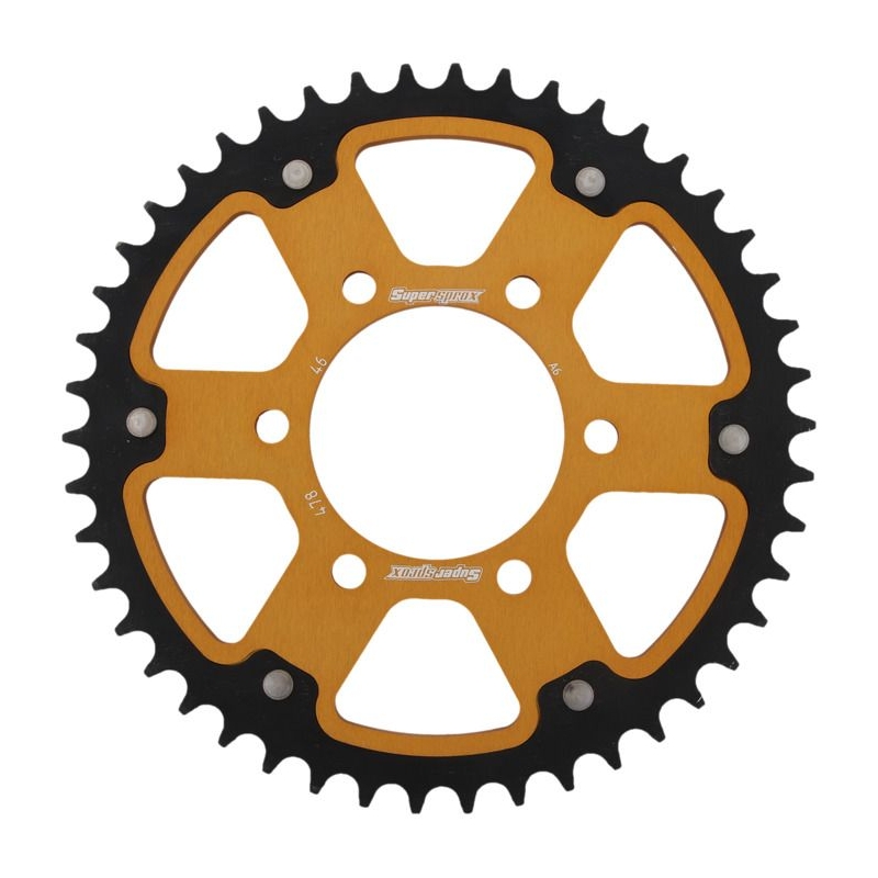 Kettenrad SUPERSPROX STEALTH gold 46T, 520