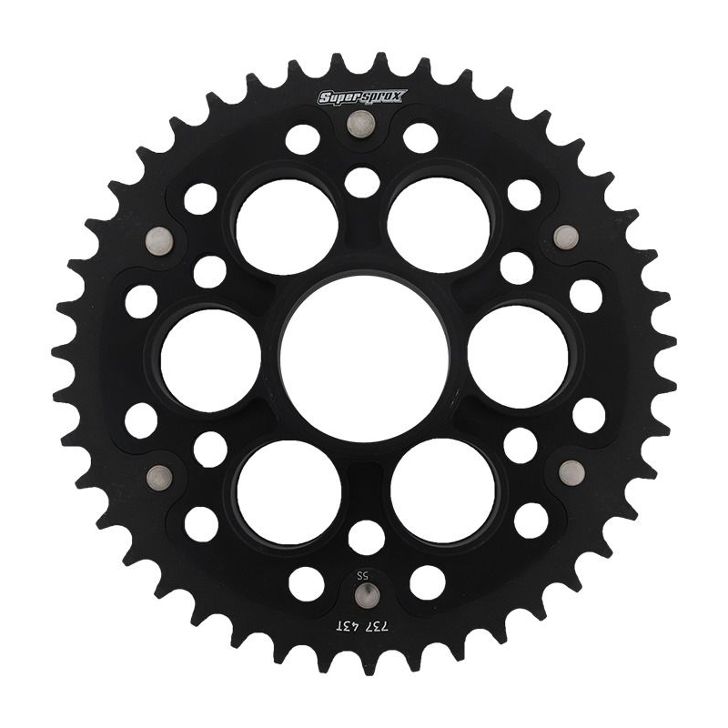 Kettenrad SUPERSPROX STEALTH schwarz 43T, 520