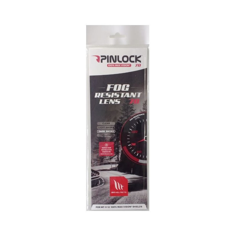 Pinlock für Helm MT V-12 smoke