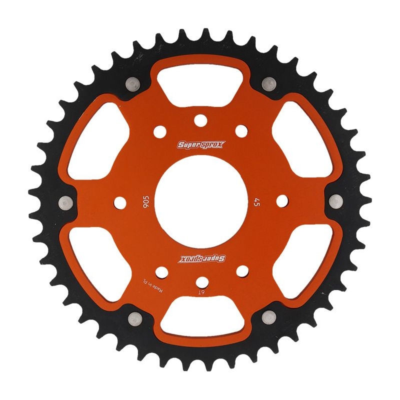 Kettenrad SUPERSPROX STEALTH orange 45T, 520
