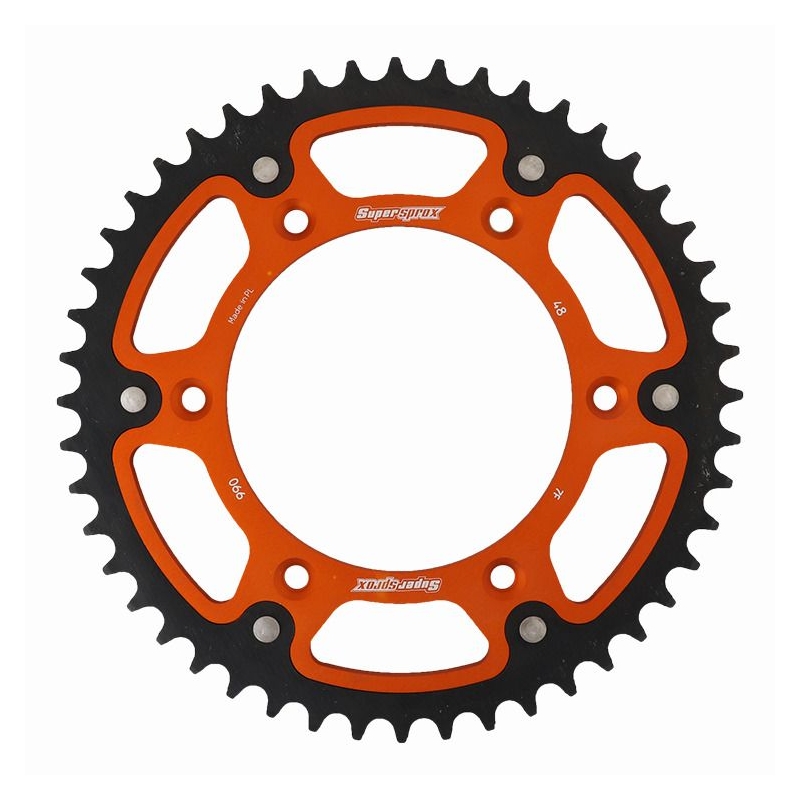Kettenrad SUPERSPROX STEALTH orange 48T, 520