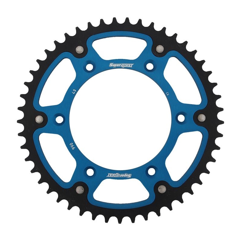 Kettenrad SUPERSPROX STEALTH blau 49T, 520