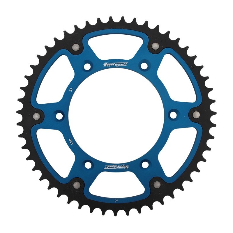 Kettenrad SUPERSPROX STEALTH blau 51T, 520