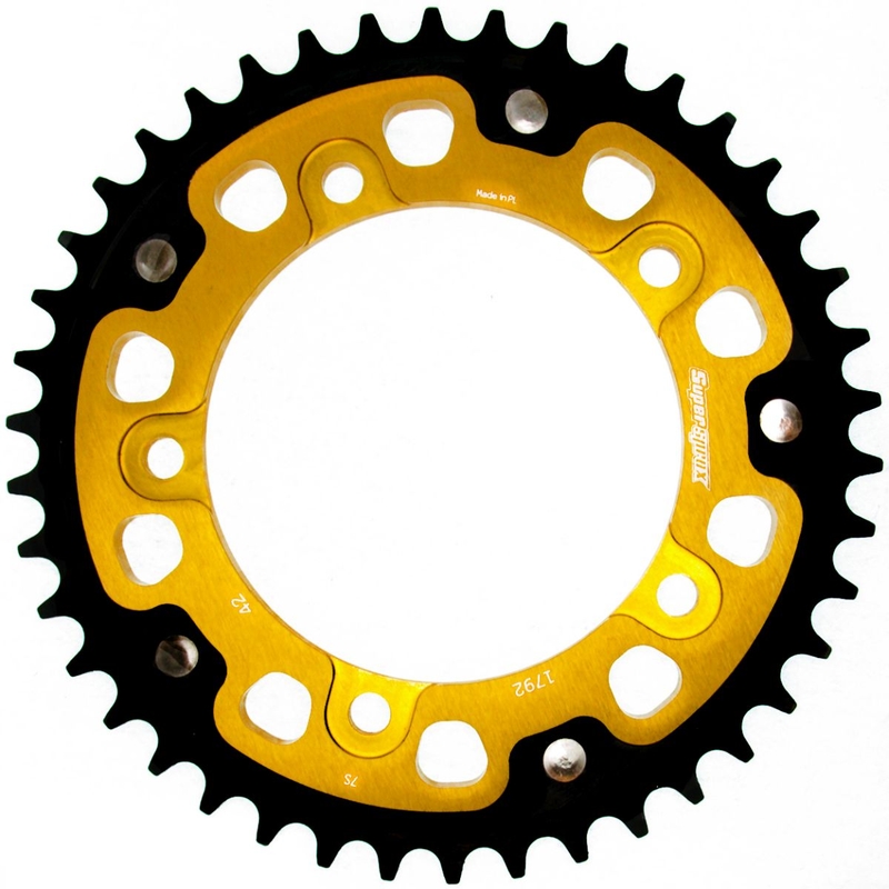 Kettenrad SUPERSPROX STEALTH gold 42T, 525