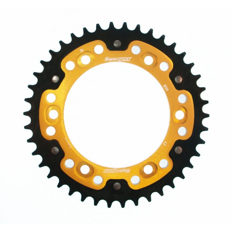Kettenrad SUPERSPROX STEALTH gold 42T, 525