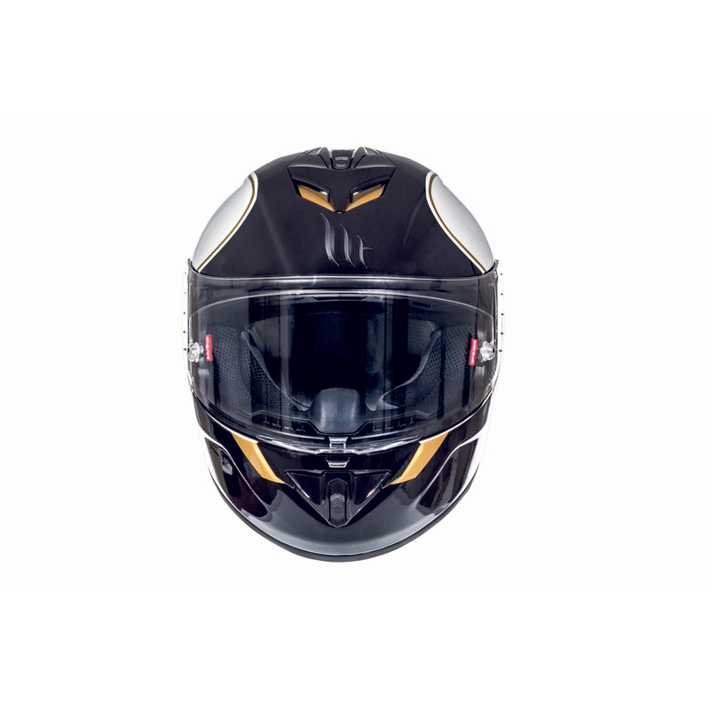 MT Rapide Revival Integral Motorradhelm schwarz und weiß