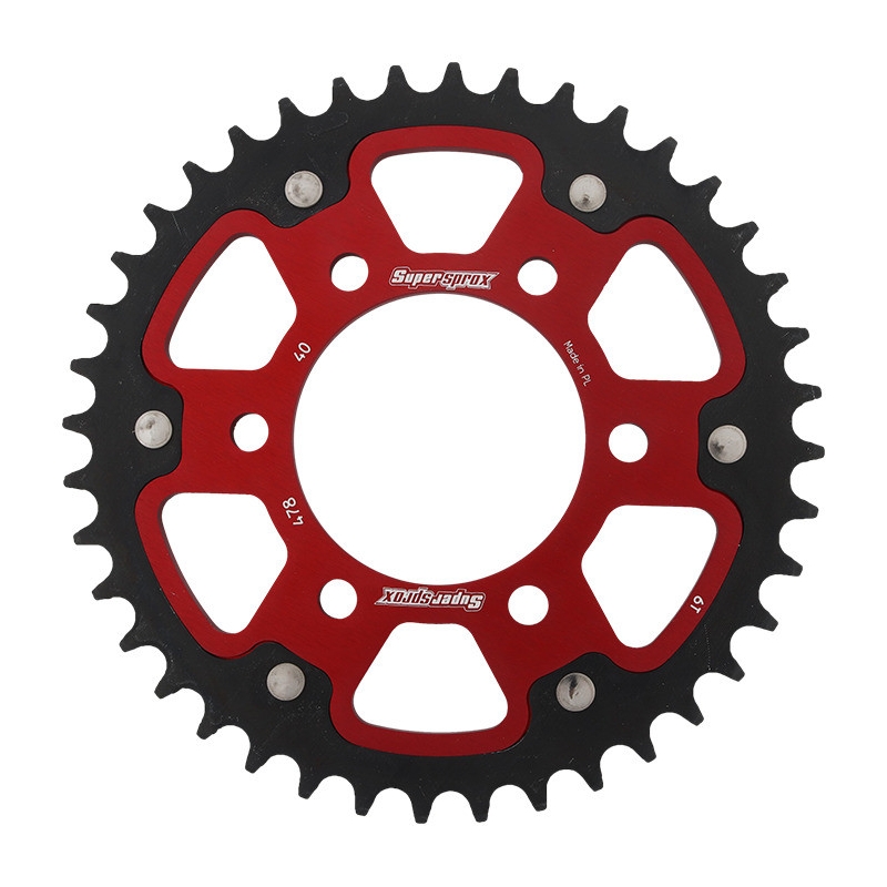 Ketten Rad SUPERSPROX STEALTH rot 40T, 520
