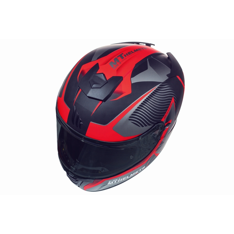 MT Blade 2 SV Blaster Integral Motorradhelm schwarz matt-rot