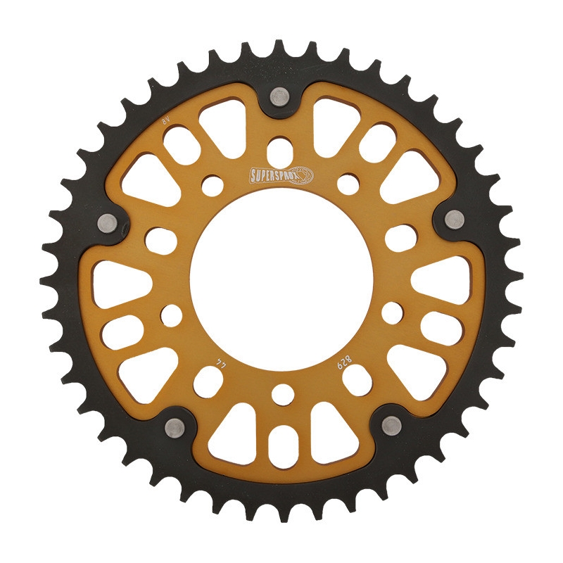 Ketten Rad SUPERSPROX STEALTH gold 44T, 530