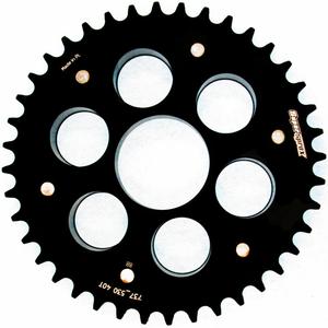 Rear sprocket STEALTH with alloy disc SUPERSPROX STEALTH with alloy disc RSA-737_530:40-BLK schwarz 40T, 520