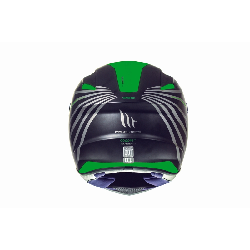 MT Targo Doppler fluo grün matt integral Motorradhelm Ausverkauf