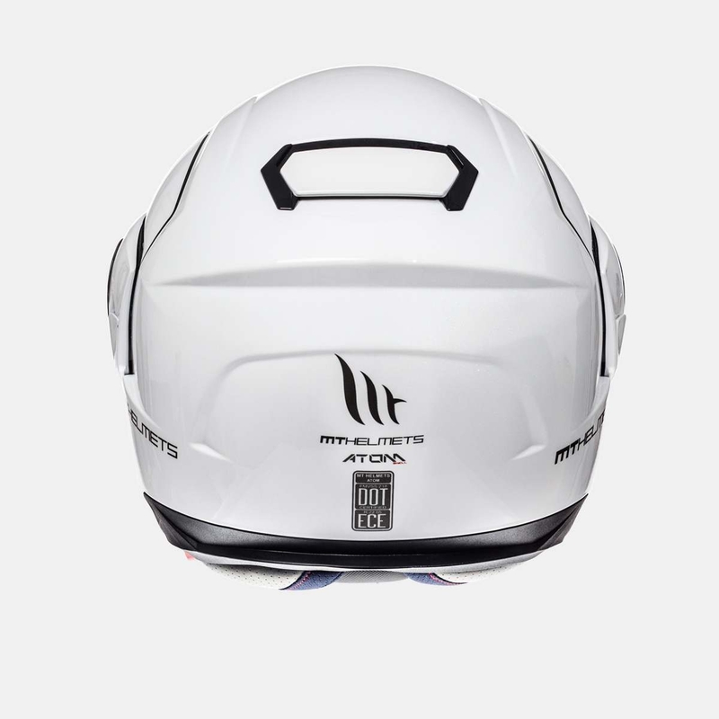 MT Atom Motorradhelm weiß Ausverkauf