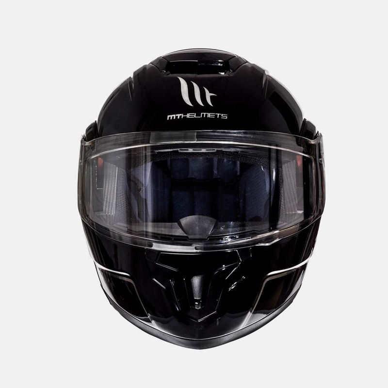 MT Atom Motorradhelm schwarz Ausverkauf