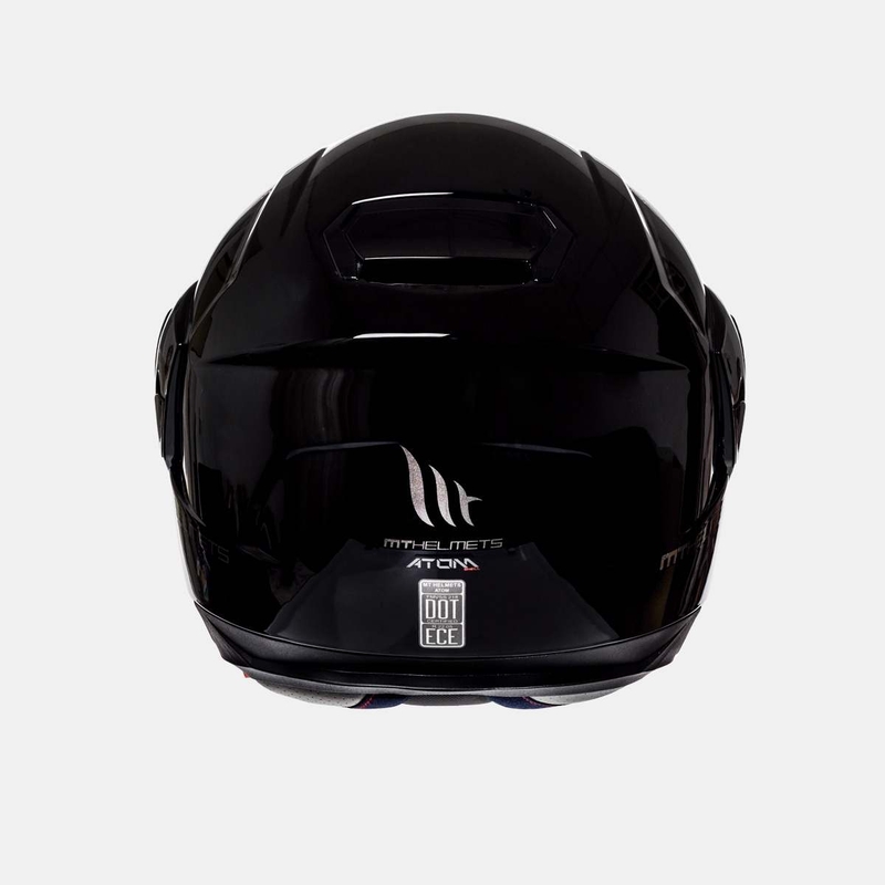 MT Atom Motorradhelm schwarz Ausverkauf
