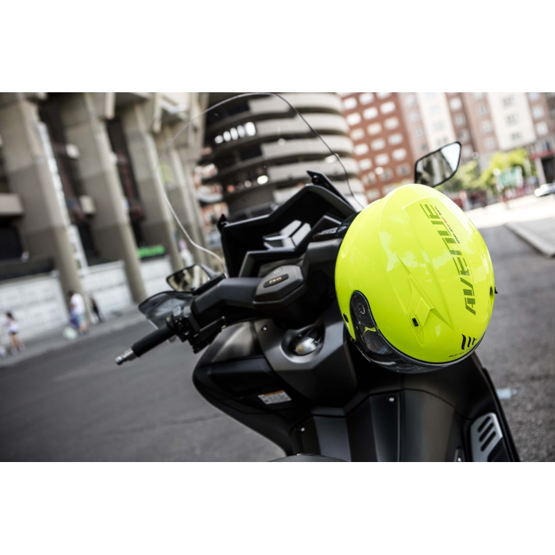 Motorradhelm offen MT Avenue SV fluo gelb Ausverkauf