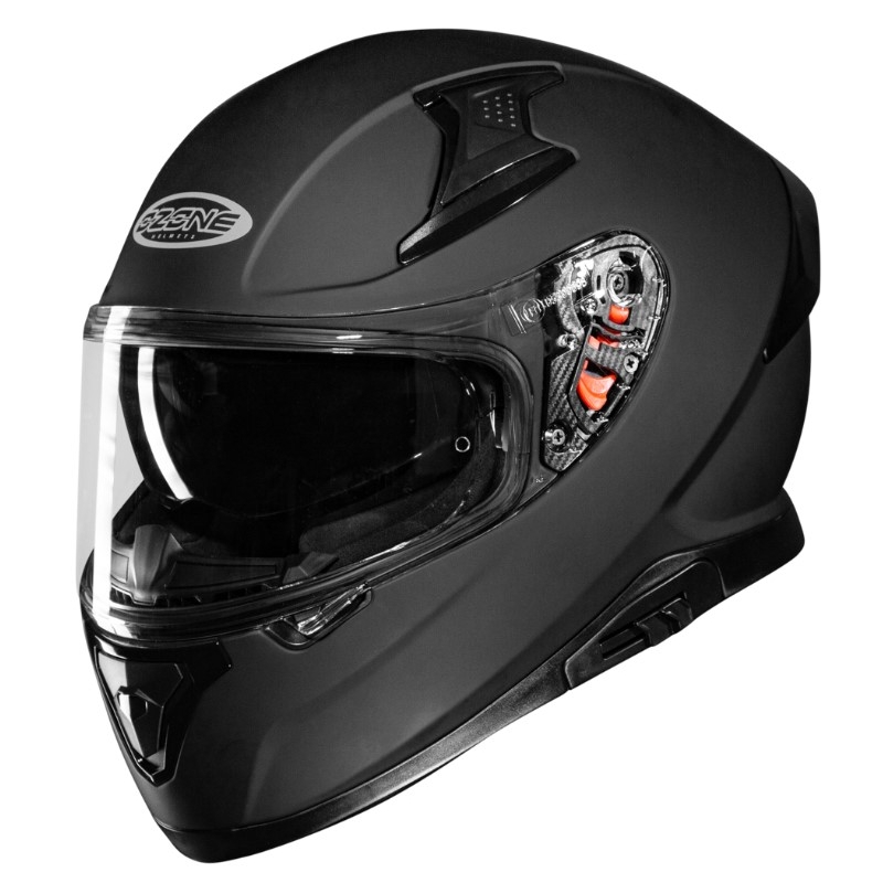 Ozone Arrow Integral Motorradhelm schwarz matt - Klasse II
