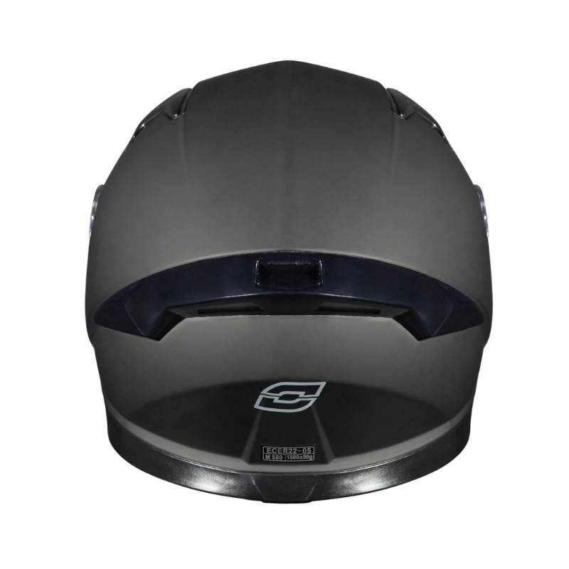 Ozone Arrow Integral Motorradhelm schwarz matt - Klasse II