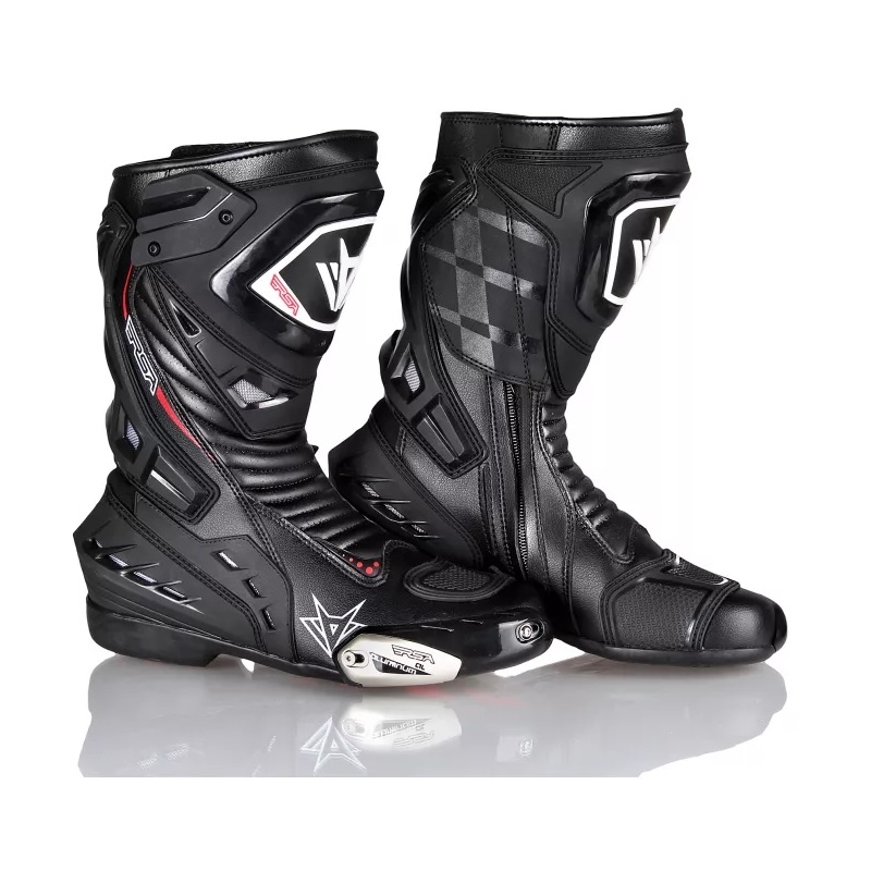 Motorradstiefel RSA GP-01 schwarz - Qualität II