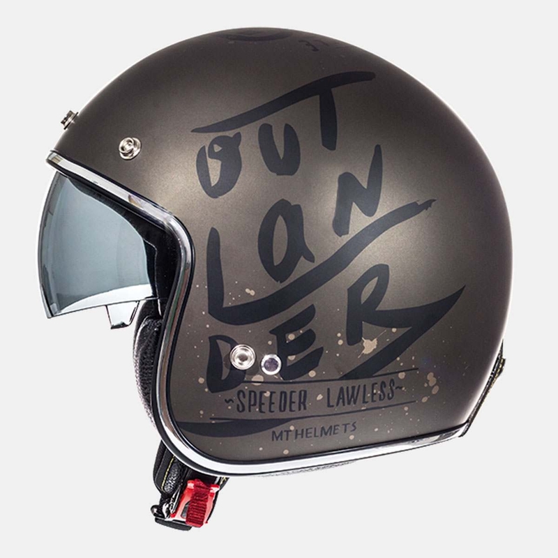MT LeMans SV Outlander offener Motorradhelm braun matt Ausverkauf
