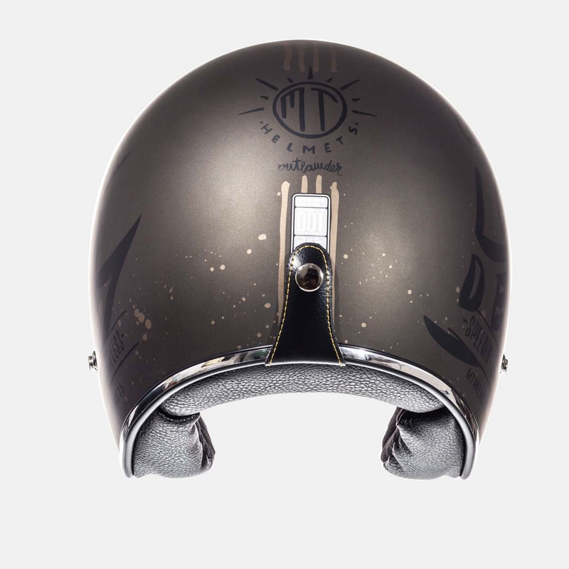 MT LeMans SV Outlander offener Motorradhelm braun matt Ausverkauf