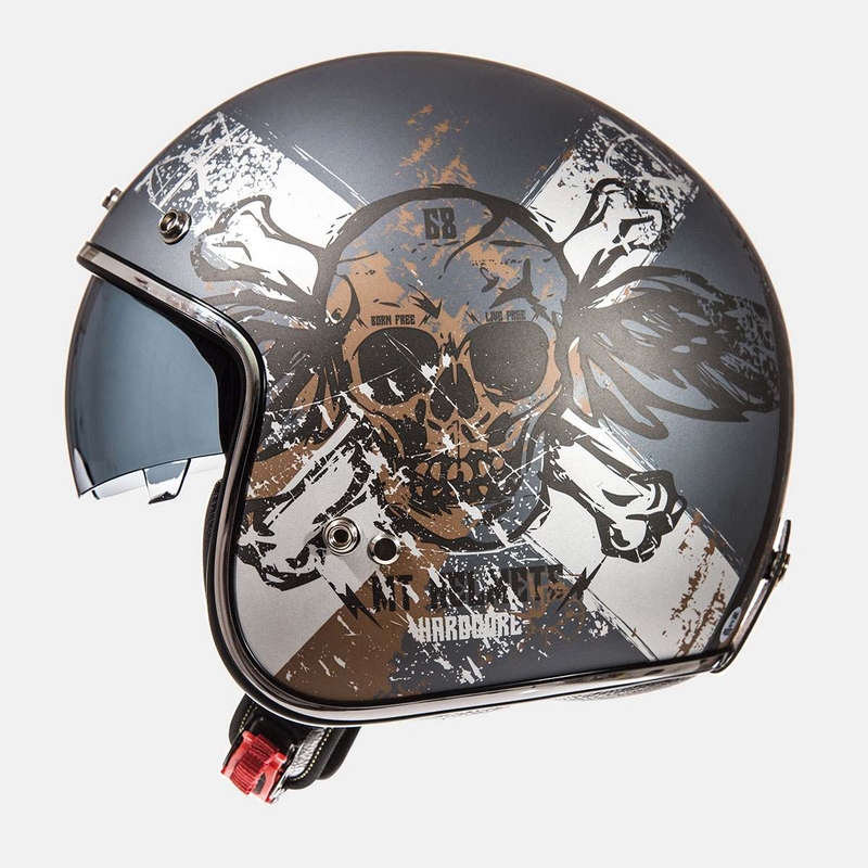 MT LeMans SV Hardcore Open Motorrad-Helm