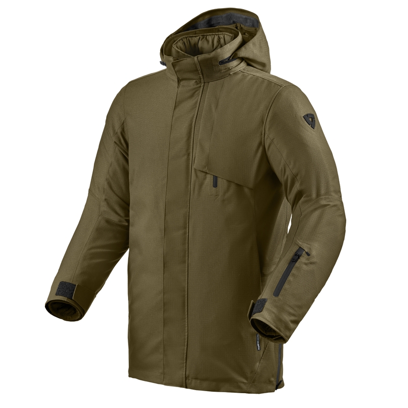 Revit Toronto H2O Motorradjacke dunkelgrün
