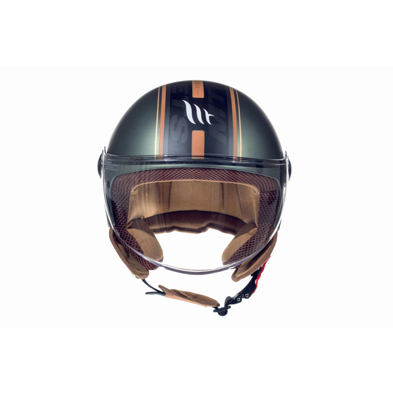 Motorradhelm Open MT Street Entire Green Matte Ausverkauf