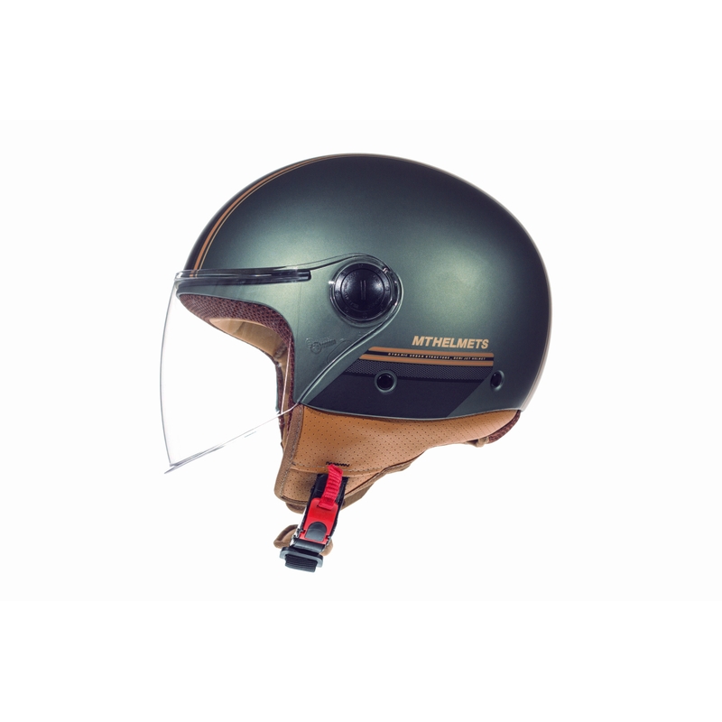 Motorradhelm Open MT Street Entire Green Matte Ausverkauf