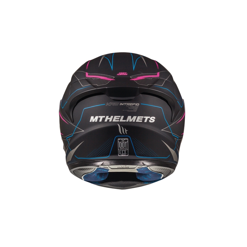 MT Kre Intrepid SV Integral Motorradhelm schwarz matt-fluo pink
