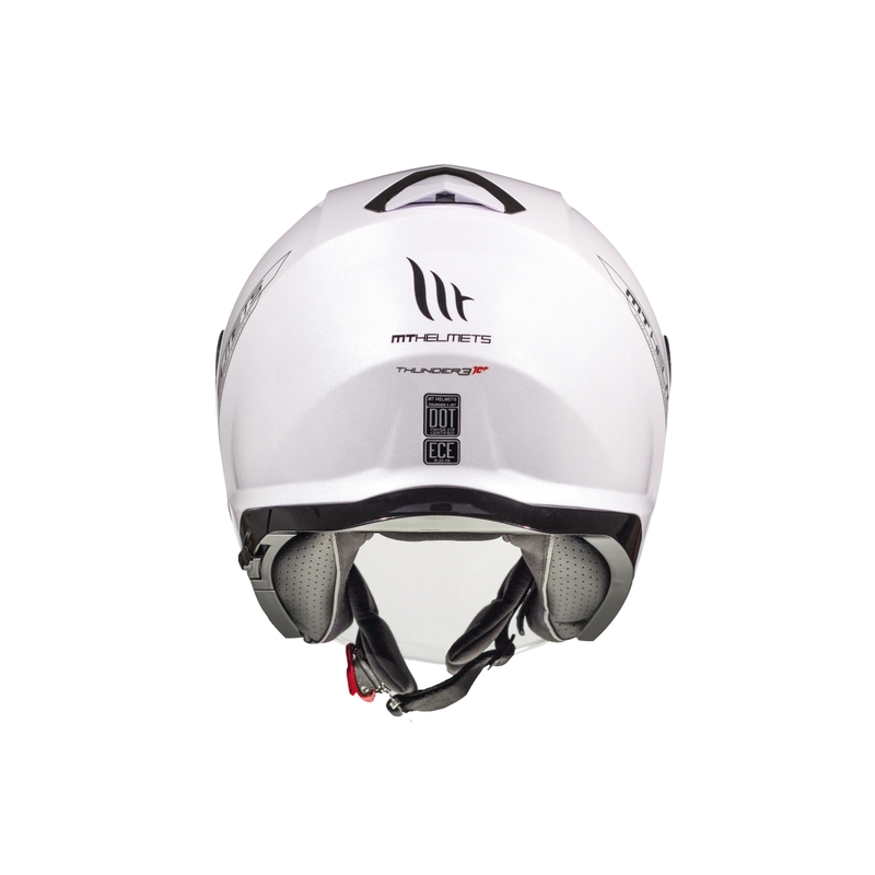 MT Thunder SV Jet offener Motorradhelm weiß